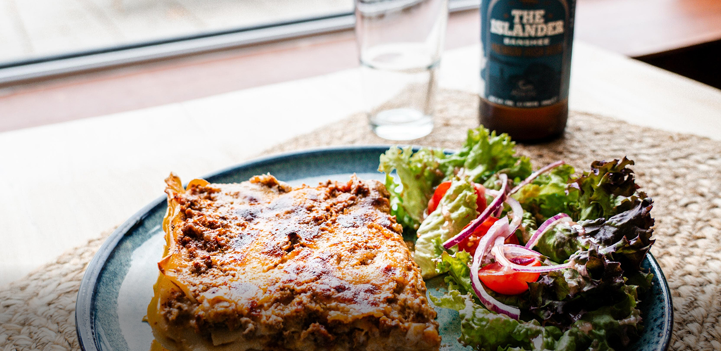 food and drinks at the restaurant