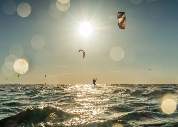 Kitesurfing image