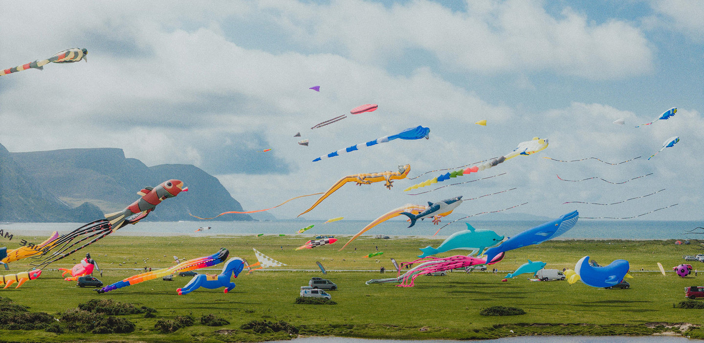 view of achill island during pure magic events