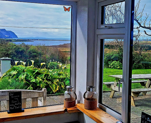 view from the Lodge in Achill