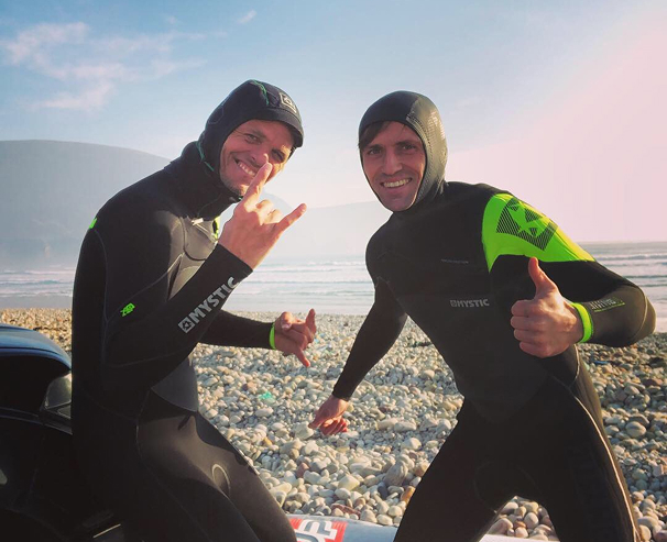 Francois and Pure Magic Team ready to do watersports