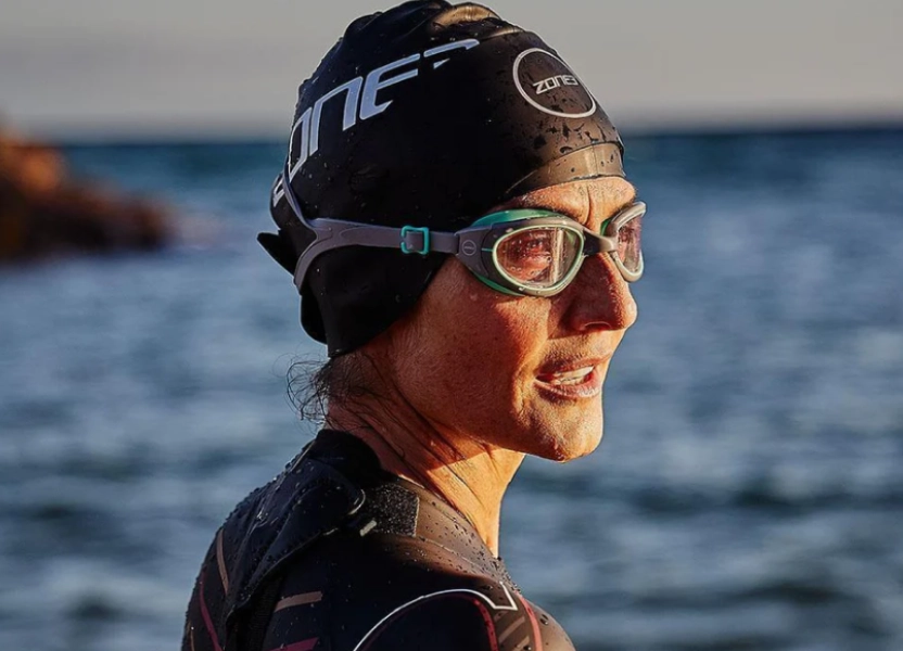 preparing to enter the sea